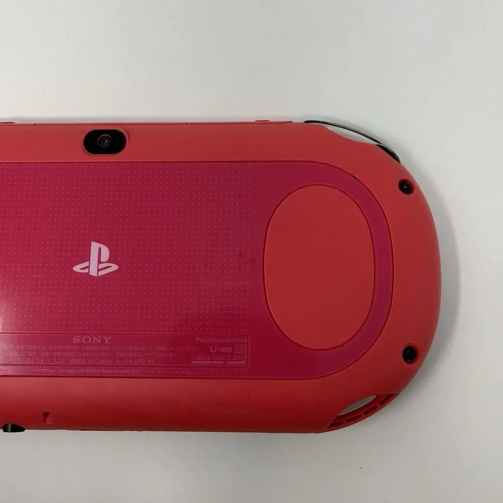Sony PlayStation Vita PCH-2000 Pink Black Japan Import Case Game Tested